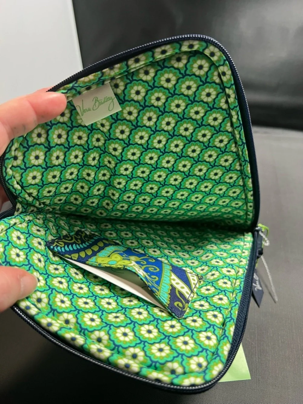 Vera Bradley Rhythm & Blues E-Reader Sleeve / Tablet Case – Quilted Cotton - Picture 3 of 5